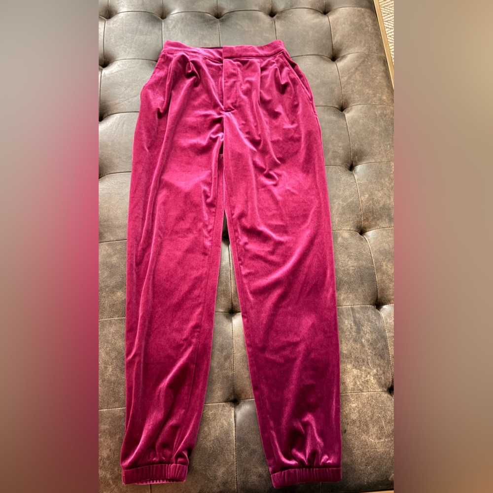 GAP Velvet Plum Trousers